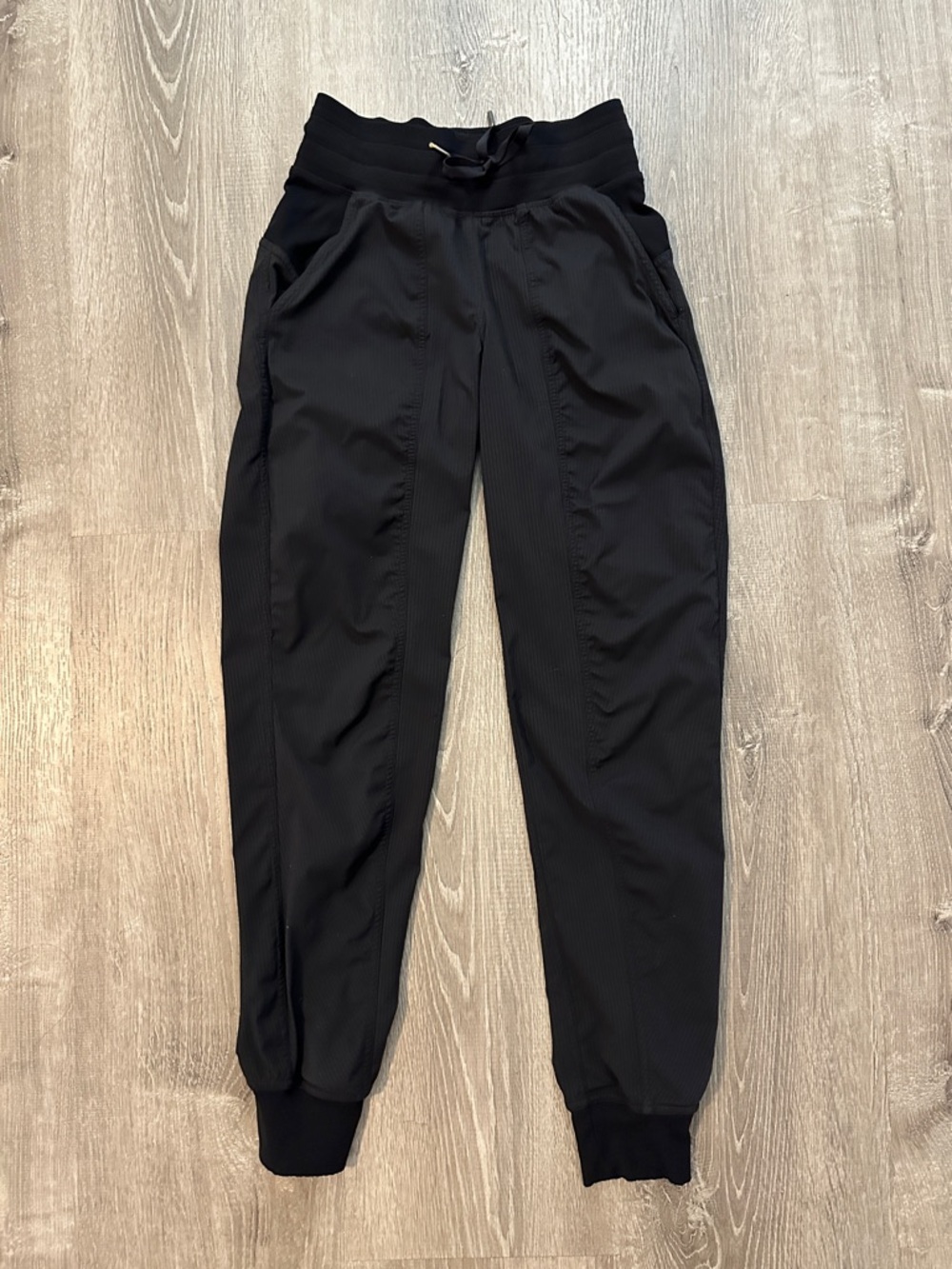 Lululemon 0 Dance Studio Lightweight Mid Rise Black Casual Jogger Travel Pants